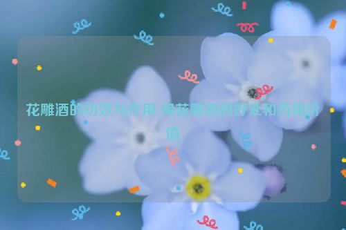 花雕酒的功效与作用 喝花雕酒的好处和药用价值
