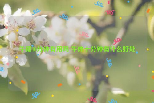 午睡10分钟有用吗 午休十分钟有什么好处
